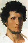 Jean Leon Gerome Head of a Peasant of the Roman Campagna oil painting artist